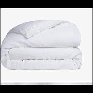Parachute linen twin duvet cover